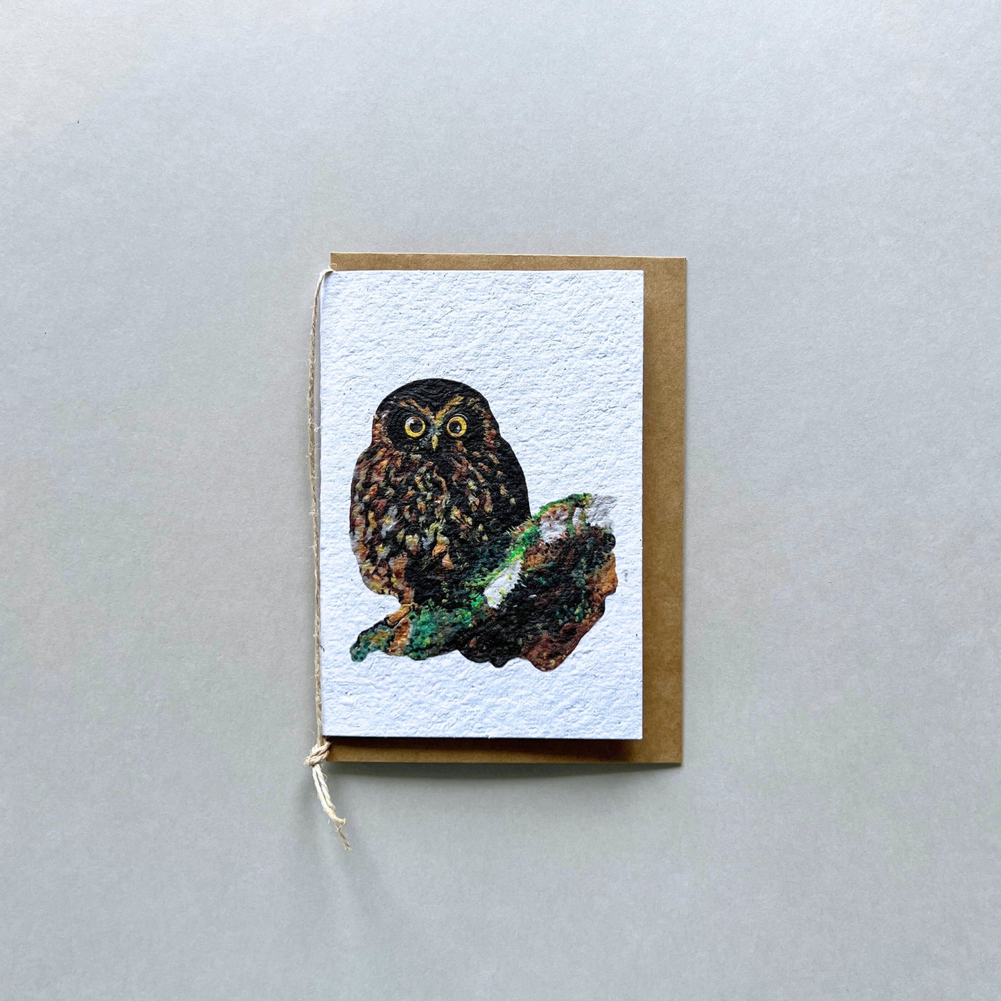 Ruru Bird Plantable and Reusable Greeting Card