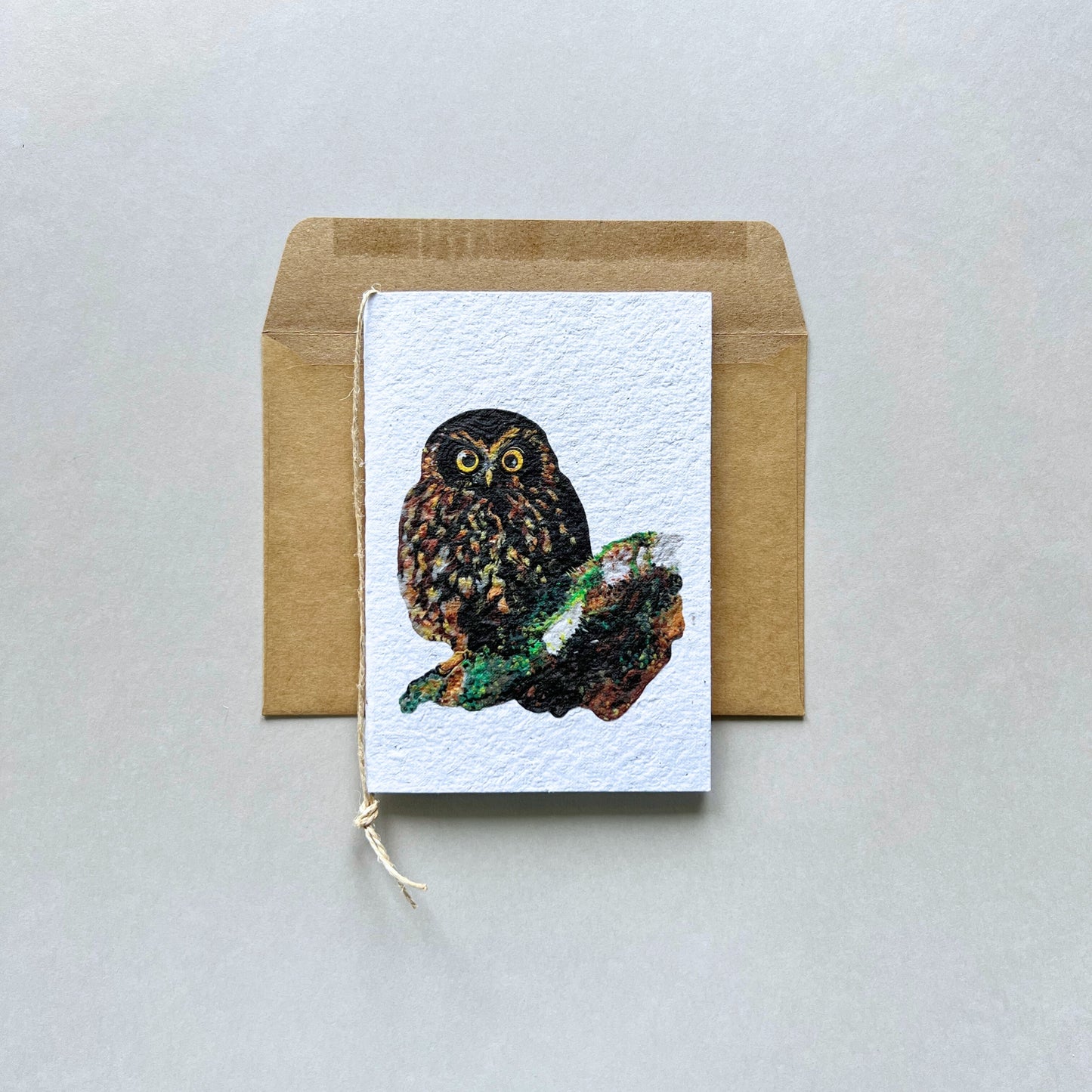 Ruru Bird Plantable and Reusable Greeting Card