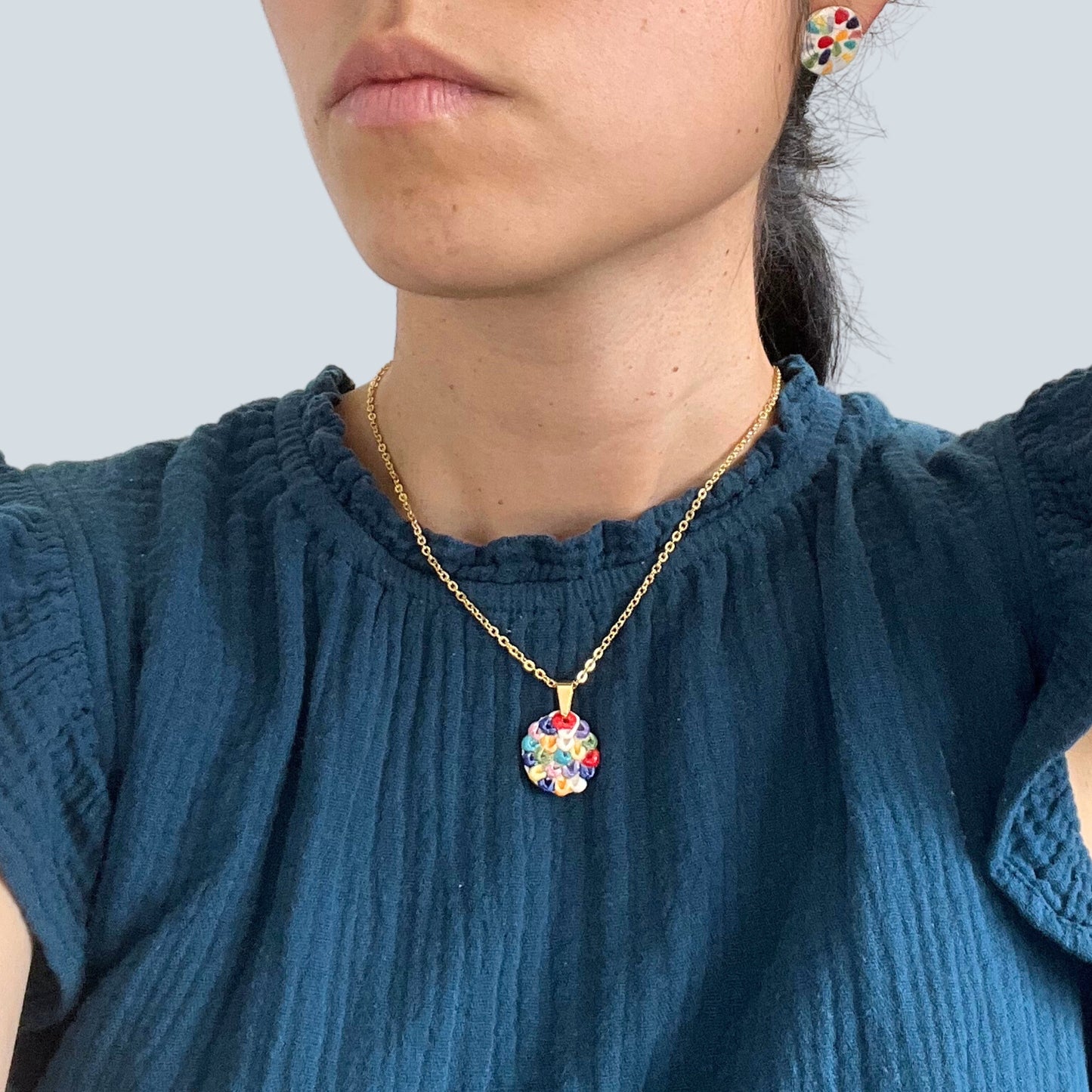 Confidence Necklace // Textured Surface