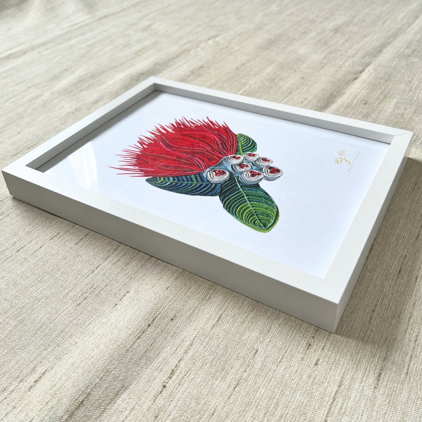 The Pohutukawa Flower Framed Print
