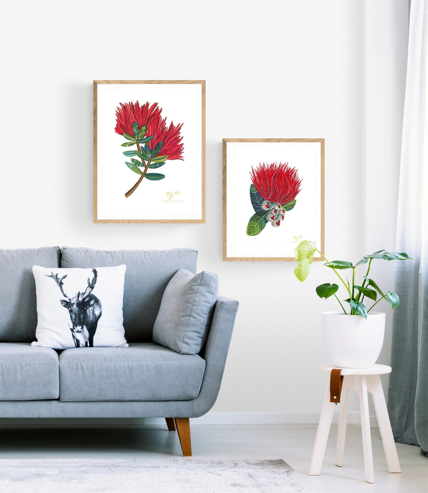 Pohutukawa Flower – Downloadable Print