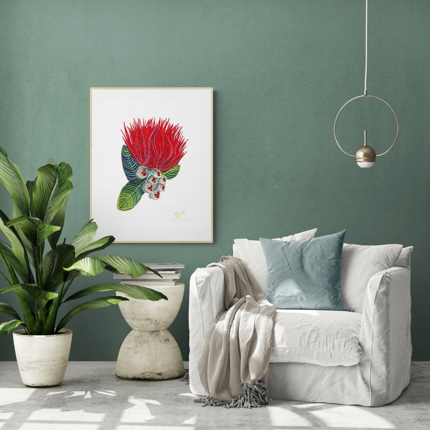 Pohutukawa Flower – Downloadable Print