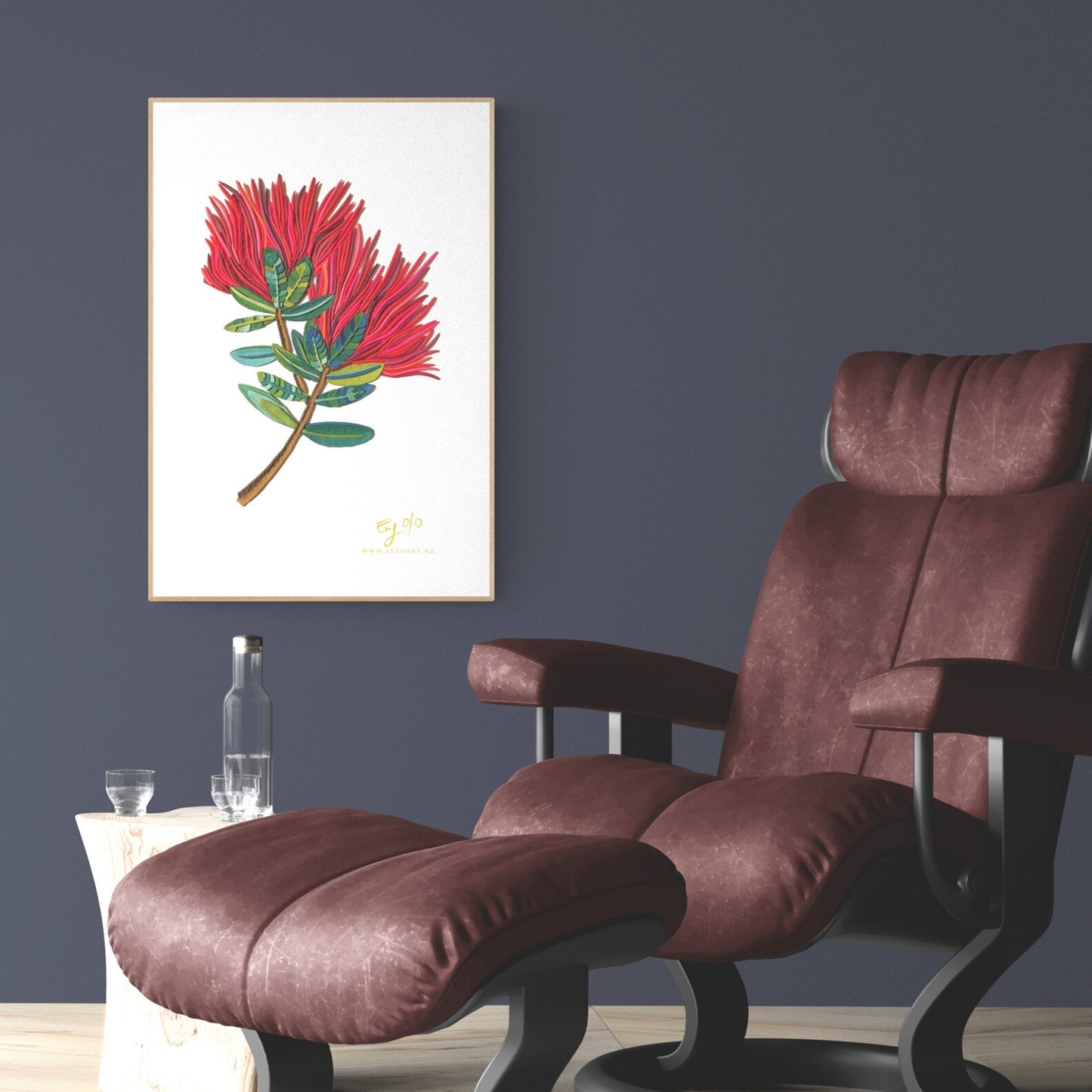 The Pohutukawa Flowers - Downloadable Print