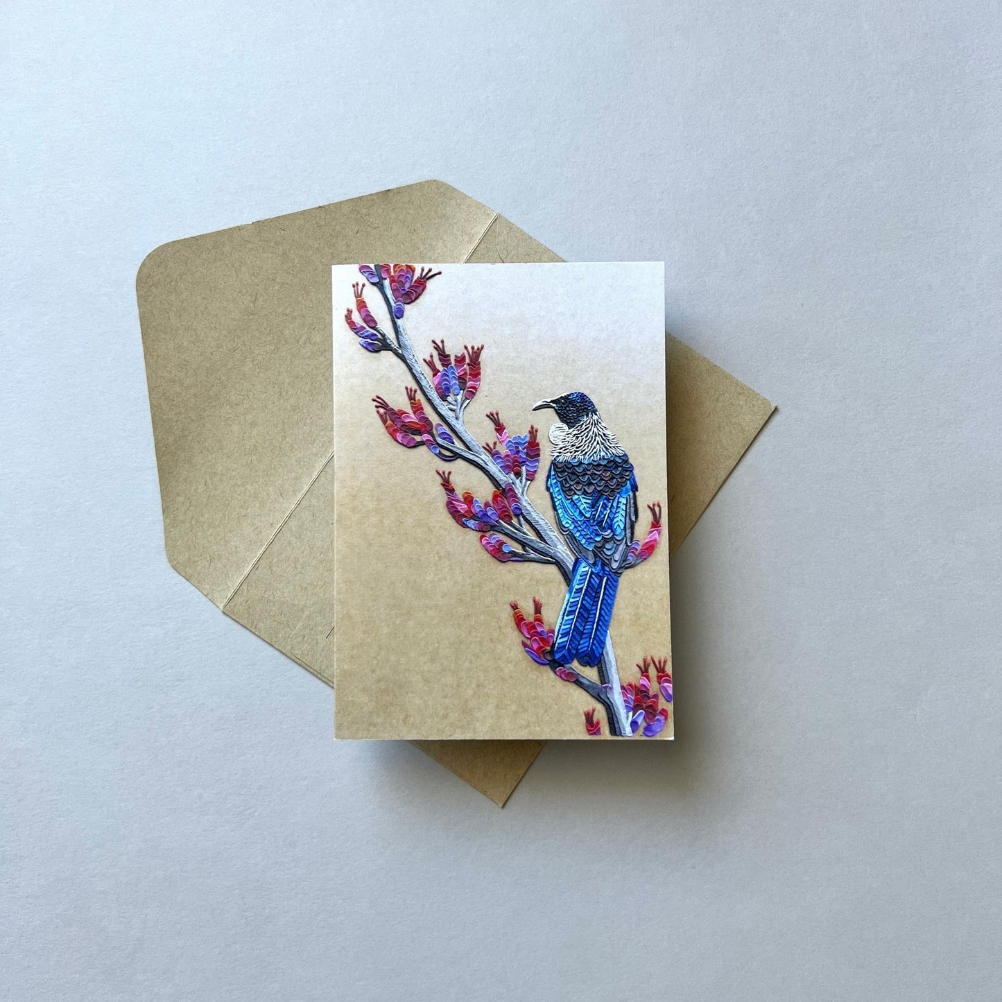 Set of 4 New Zealand Birds Reusable Greeting Cards