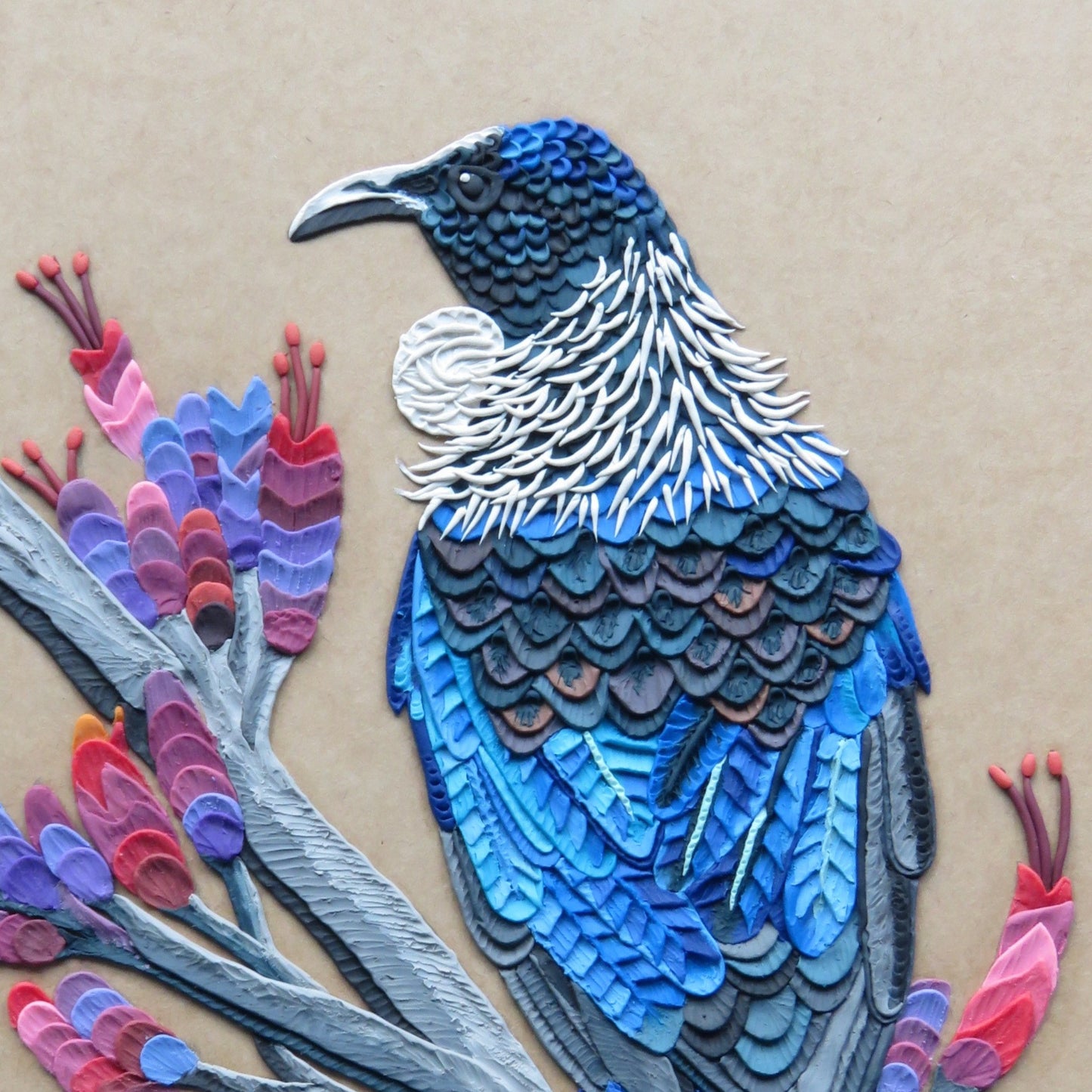 Tui Bird A4 Print