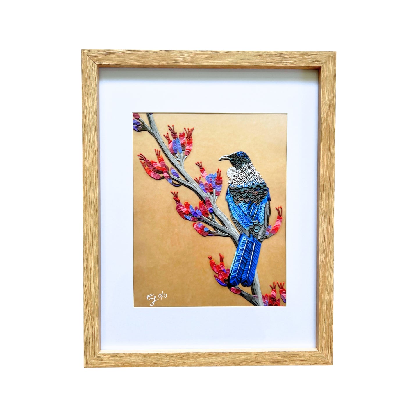 Tui Bird Framed Art Print
