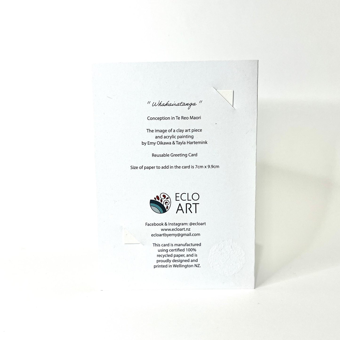 Whakairatanga Reusable Greeting Card