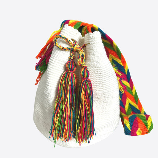 White & Bright Wayúu Style Bag