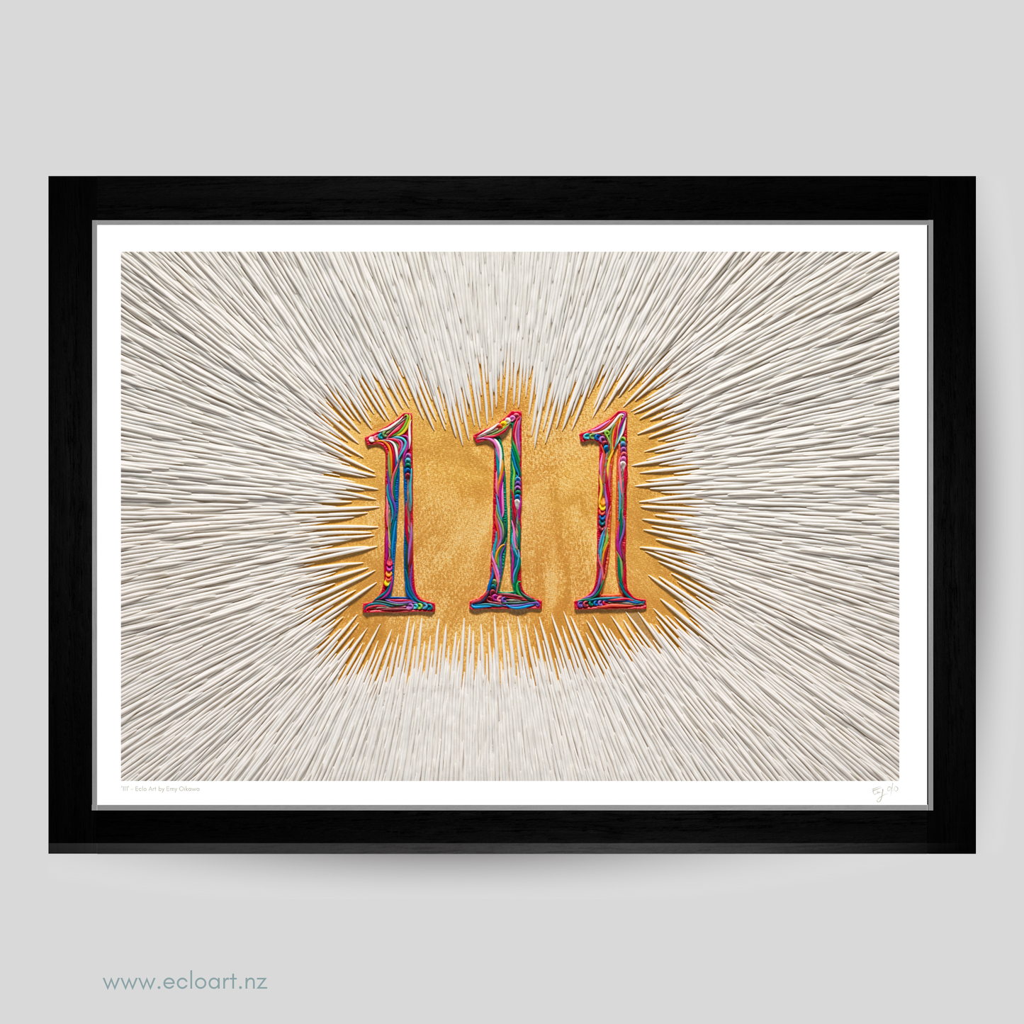111 Clay Art Print by Emy Oikawa, Eclo Art