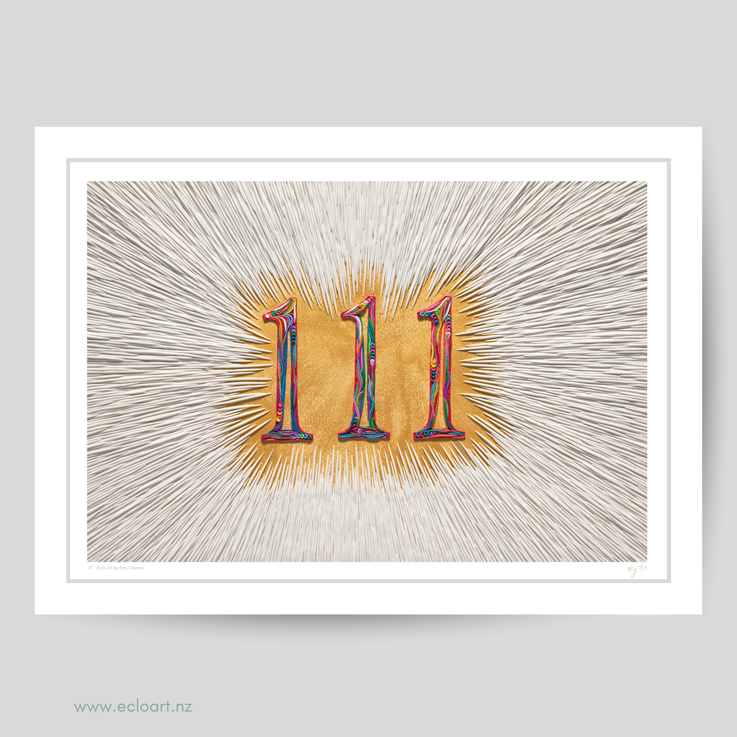 111 Clay Art Print by Emy Oikawa, Eclo Art
