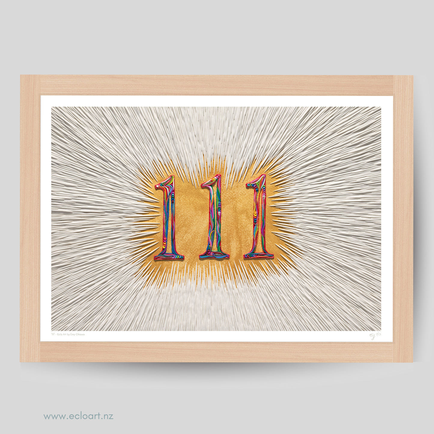 111 Clay Art Print by Emy Oikawa, Eclo Art