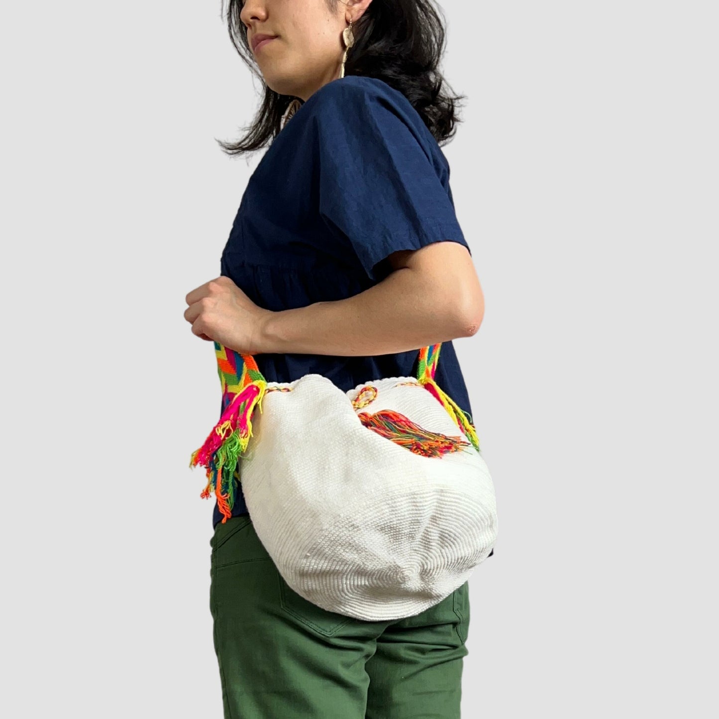 White & Bright Wayúu Style Bag