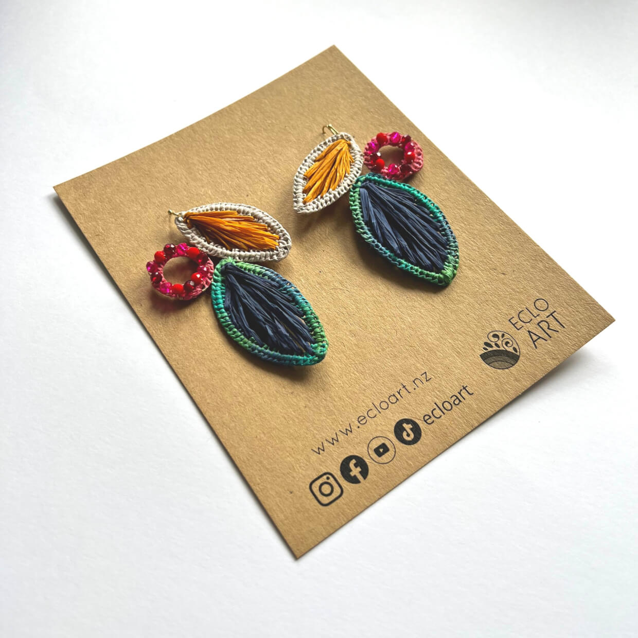 Bloom & Flourish Raffia Earrings