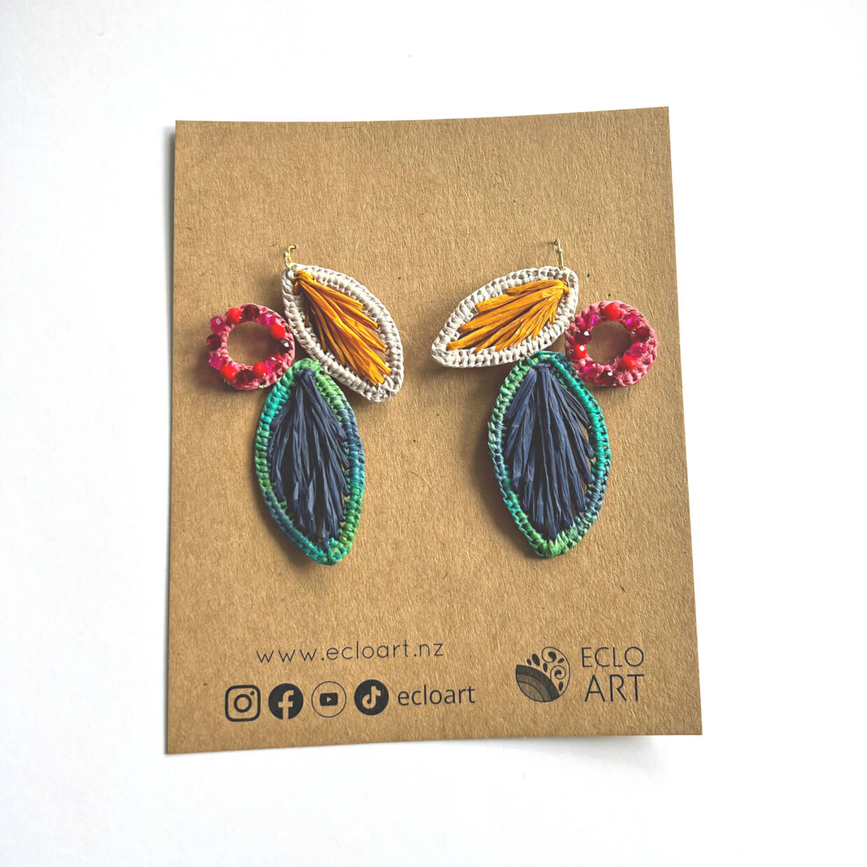 Bloom & Flourish Raffia Earrings