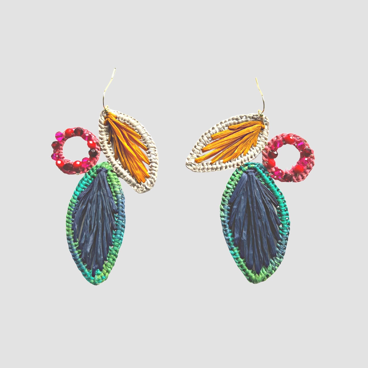 Bloom & Flourish Raffia Earrings