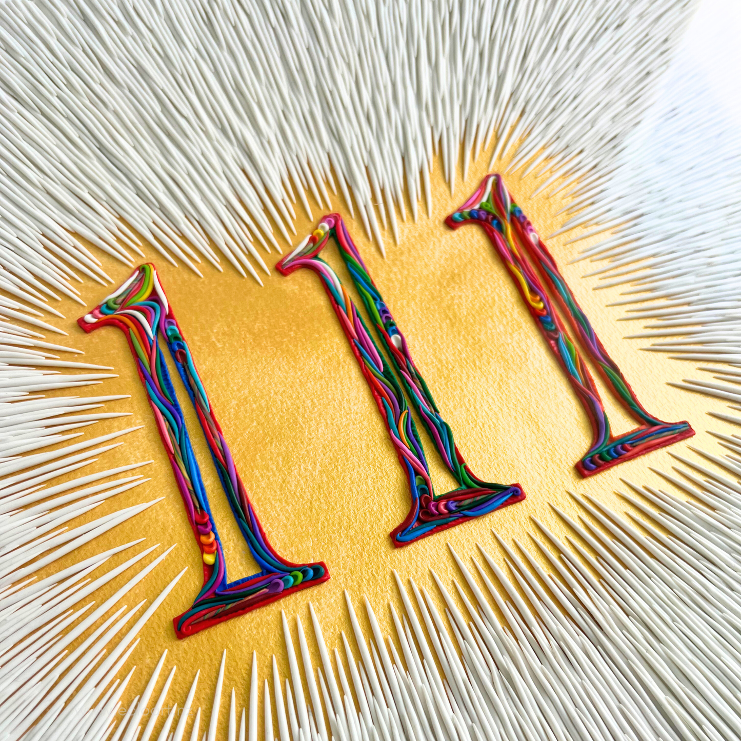 ''111'' Original Clay Art Piece