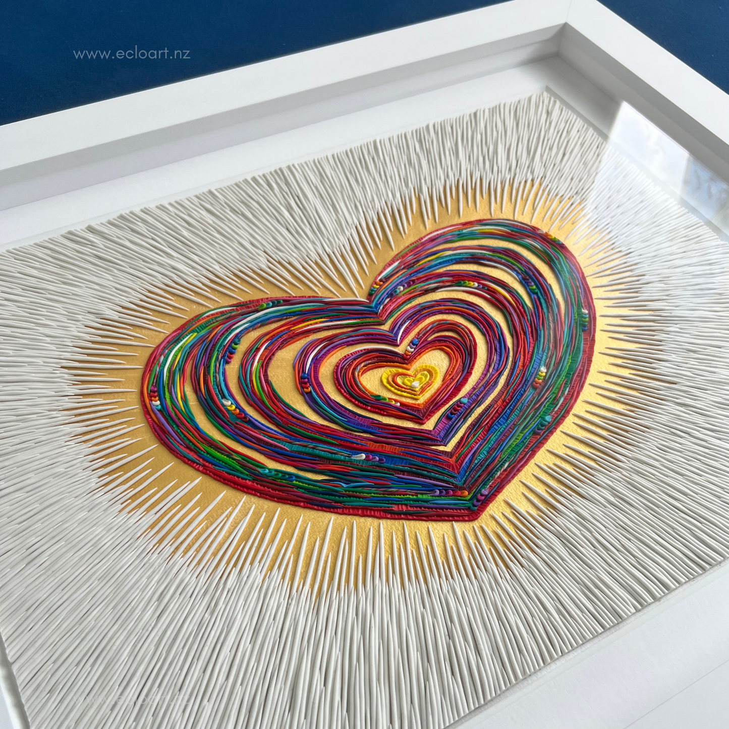 ''Only Love'' Original Clay Art Piece