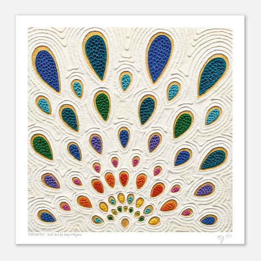 ''Growth'' plasticine clay art print by Emy Oikawa from Eclo Art.
