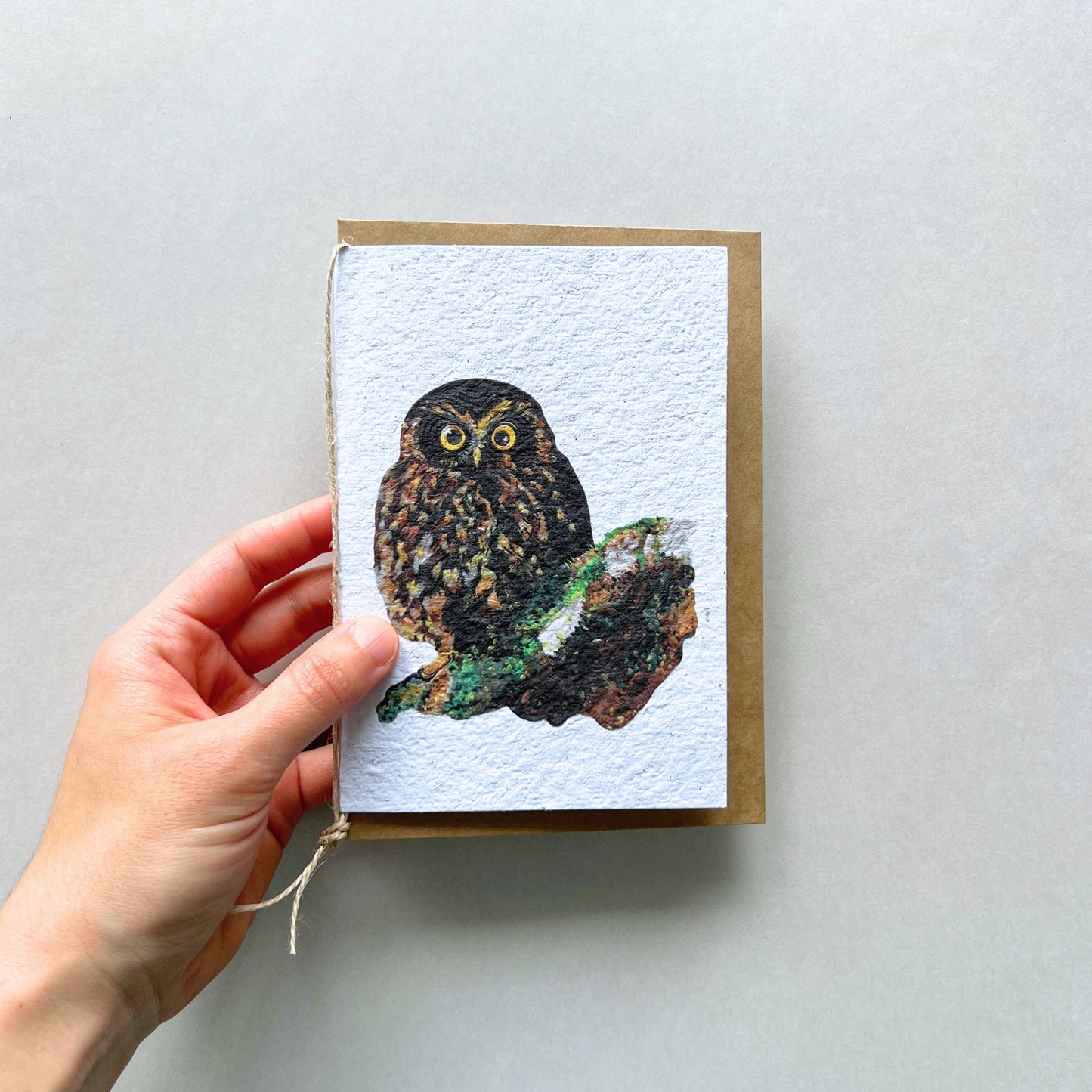 Ruru Bird Plantable and Reusable Greeting Card