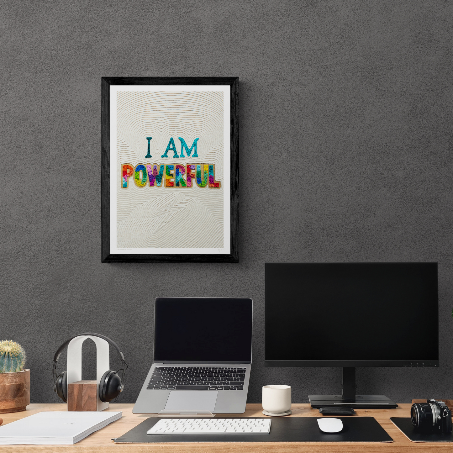 I AM POWERFUL Art Print by Emy Oikawa, Eclo Art - YO SOY PODEROSA(O)