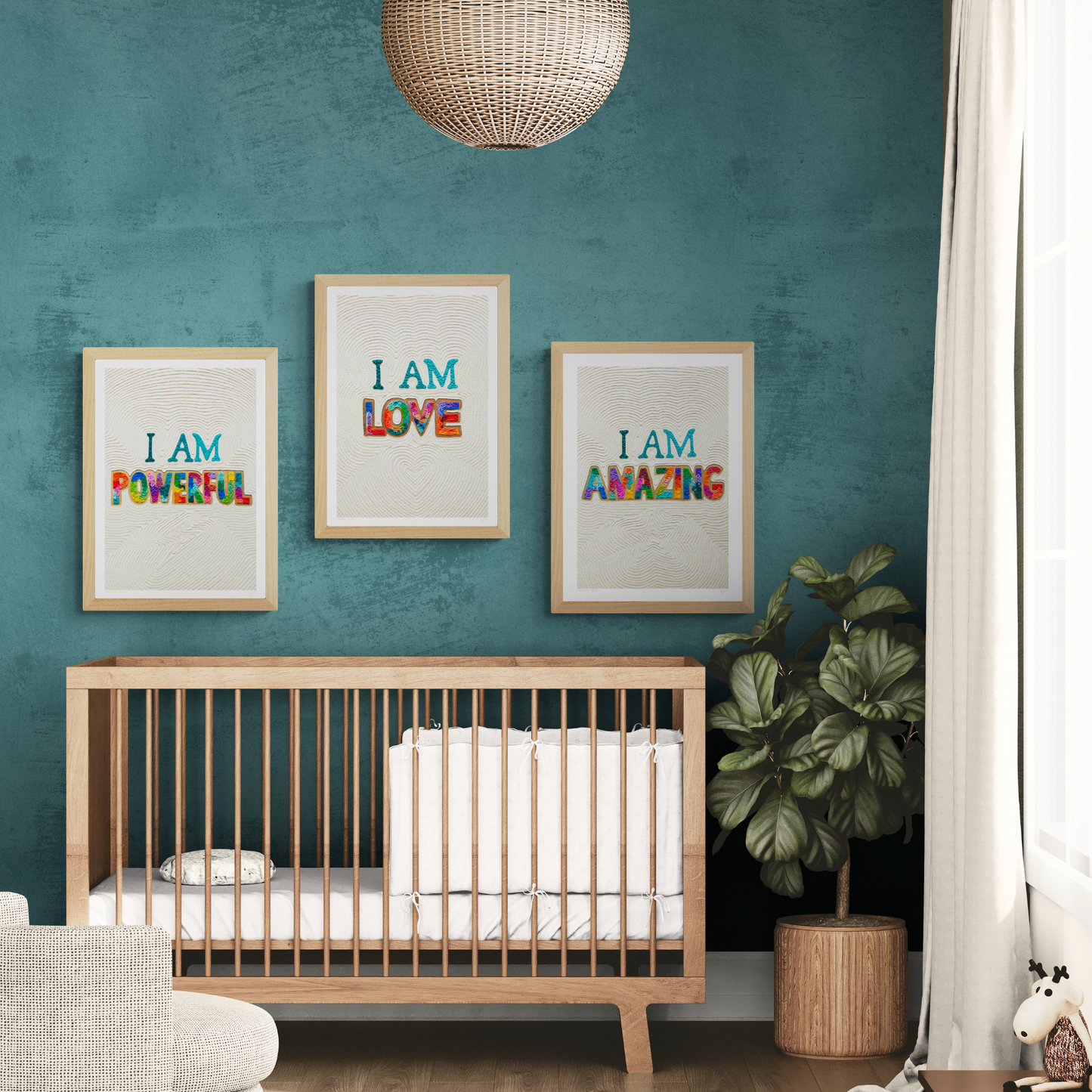 I AM POWERFUL Art Print by Emy Oikawa, Eclo Art - YO SOY PODEROSA(O)