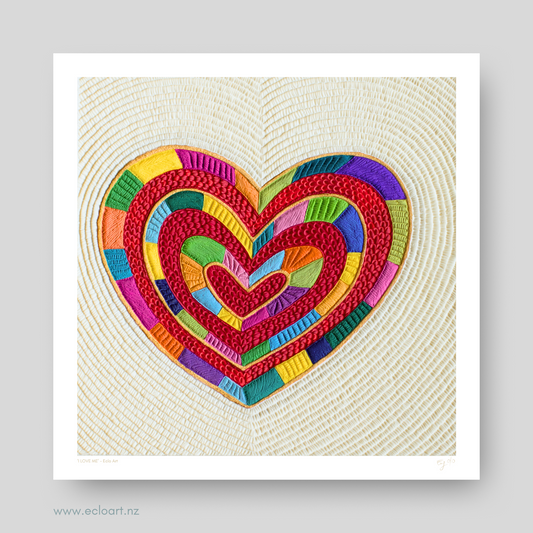 I LOVE ME Art Print by Emy Oikawa, Eclo Art