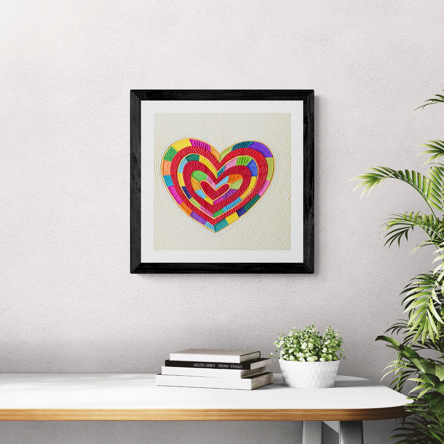 I LOVE ME Art Print by Emy Oikawa, Eclo Art - YO ME AMO