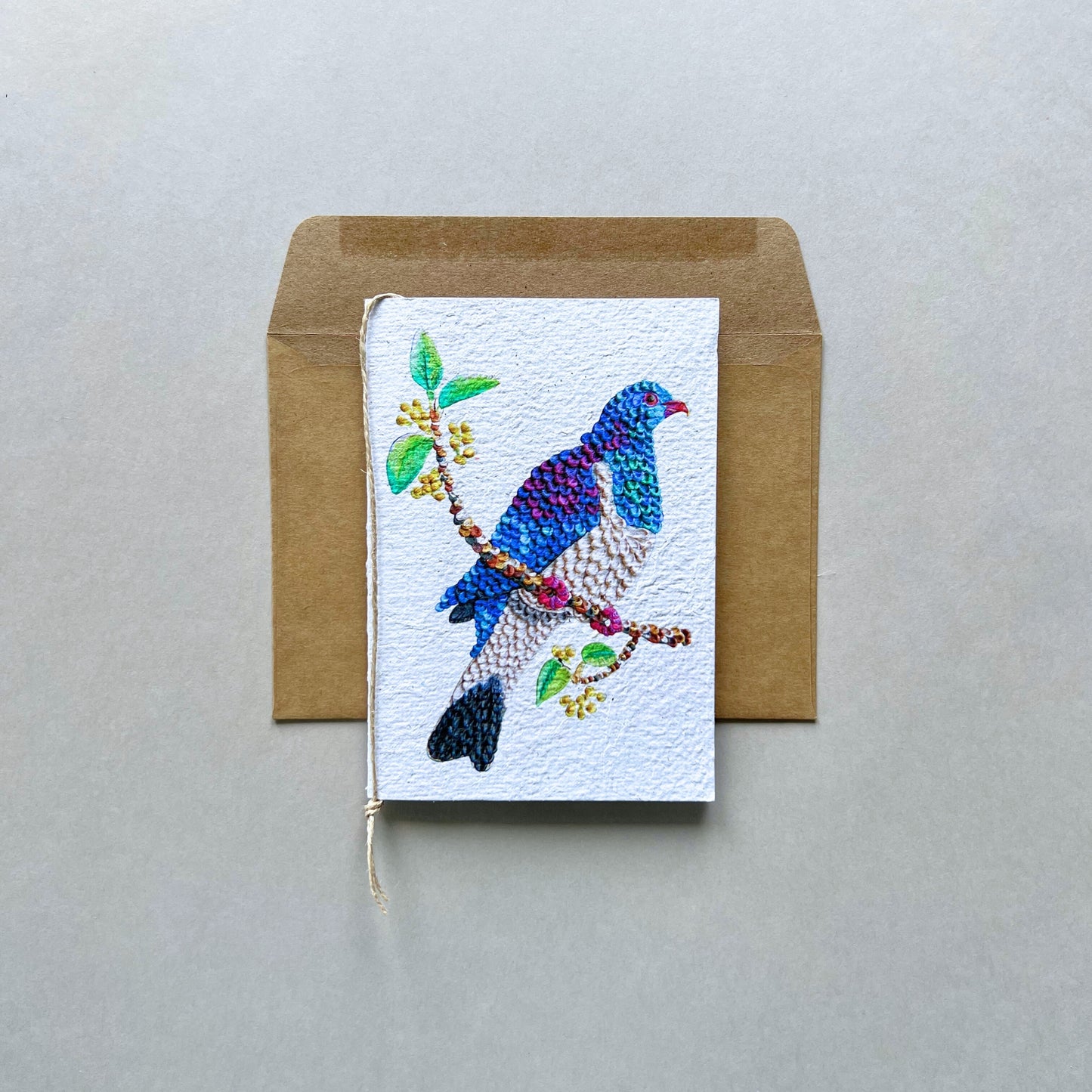 Kereru Bird Plantable and Reusable Greeting Card