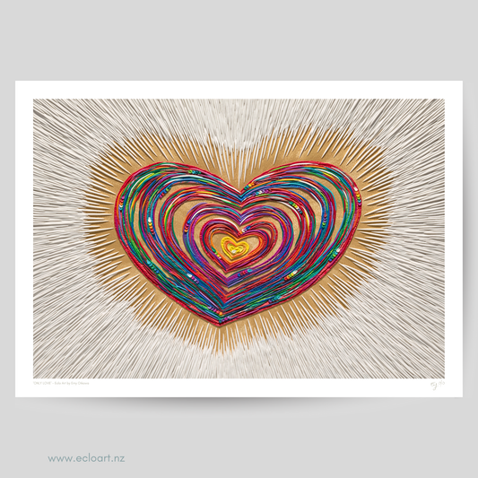 ONLY LOVE Clay Art Print by Emy Oikawa, Eclo Art