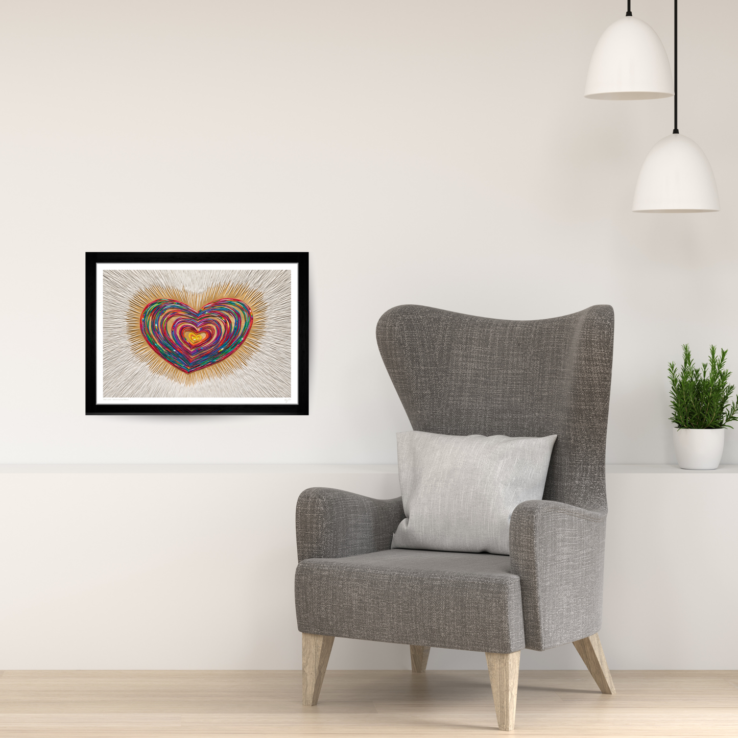 ONLY LOVE Clay Art Print by Emy Oikawa, Eclo Art