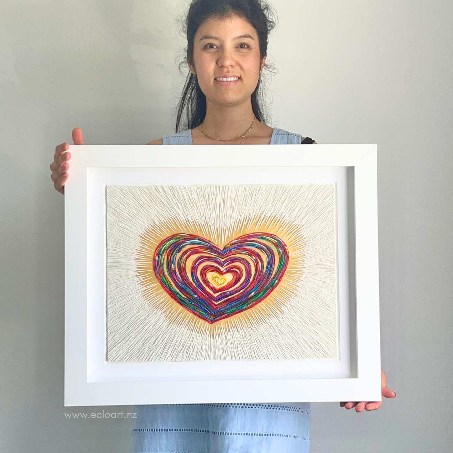 ''Only Love'' Original Clay Art Piece