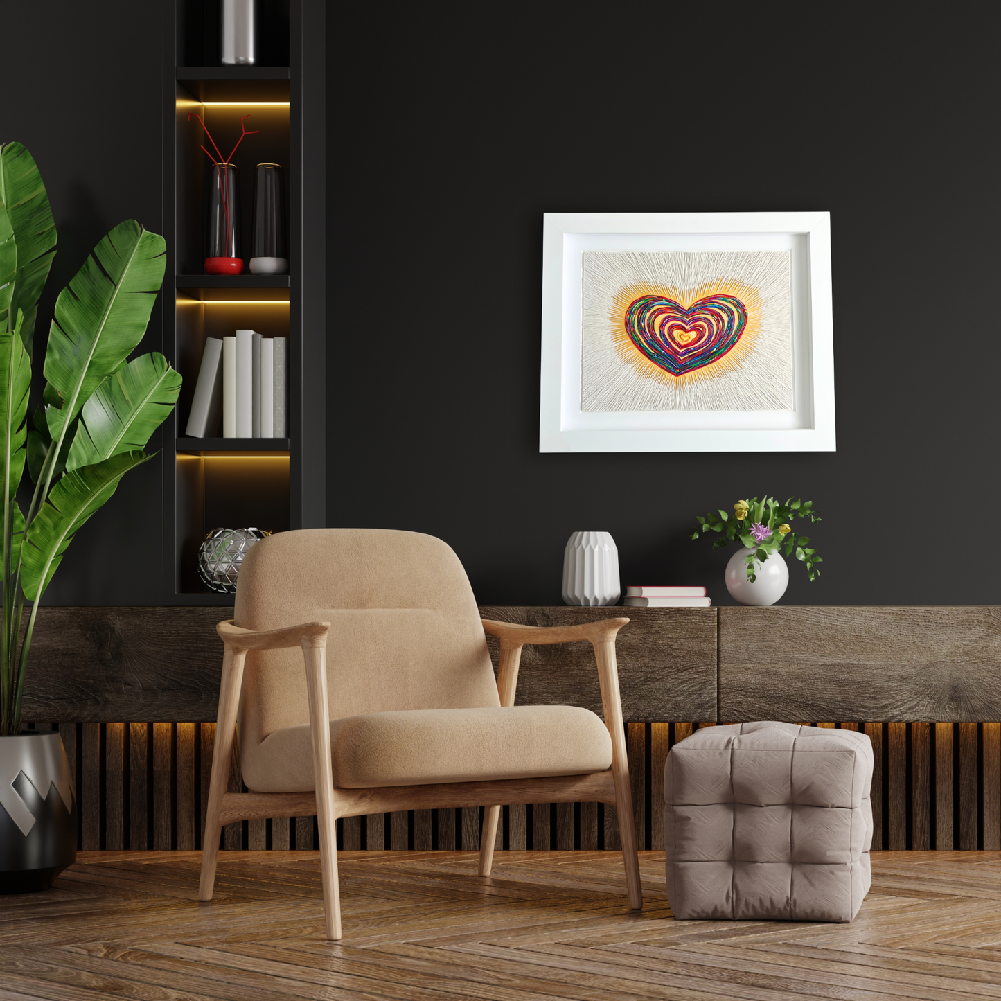 ''Only Love'' Original Clay Art Piece