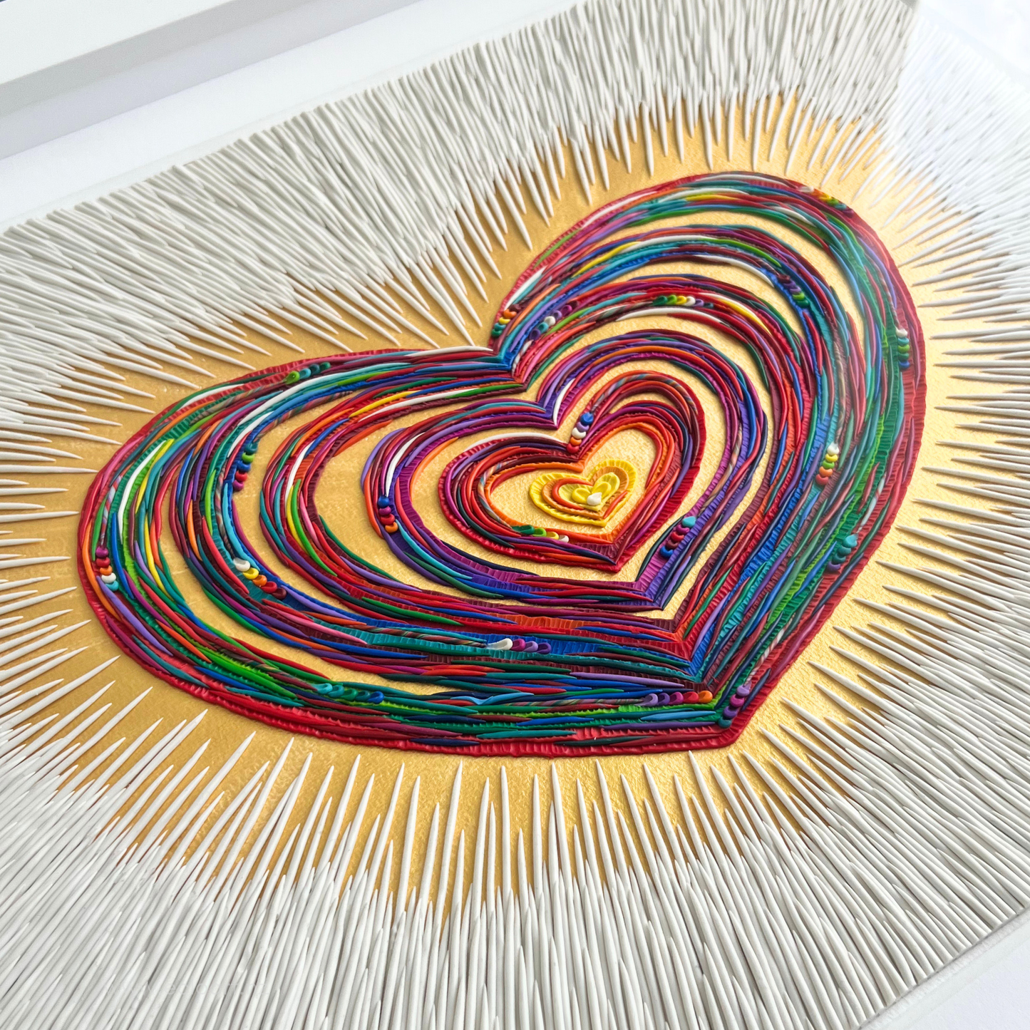 ''Only Love'' Original Clay Art Piece