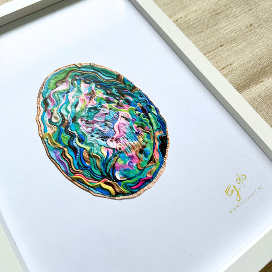 Paua Shell Framed Print