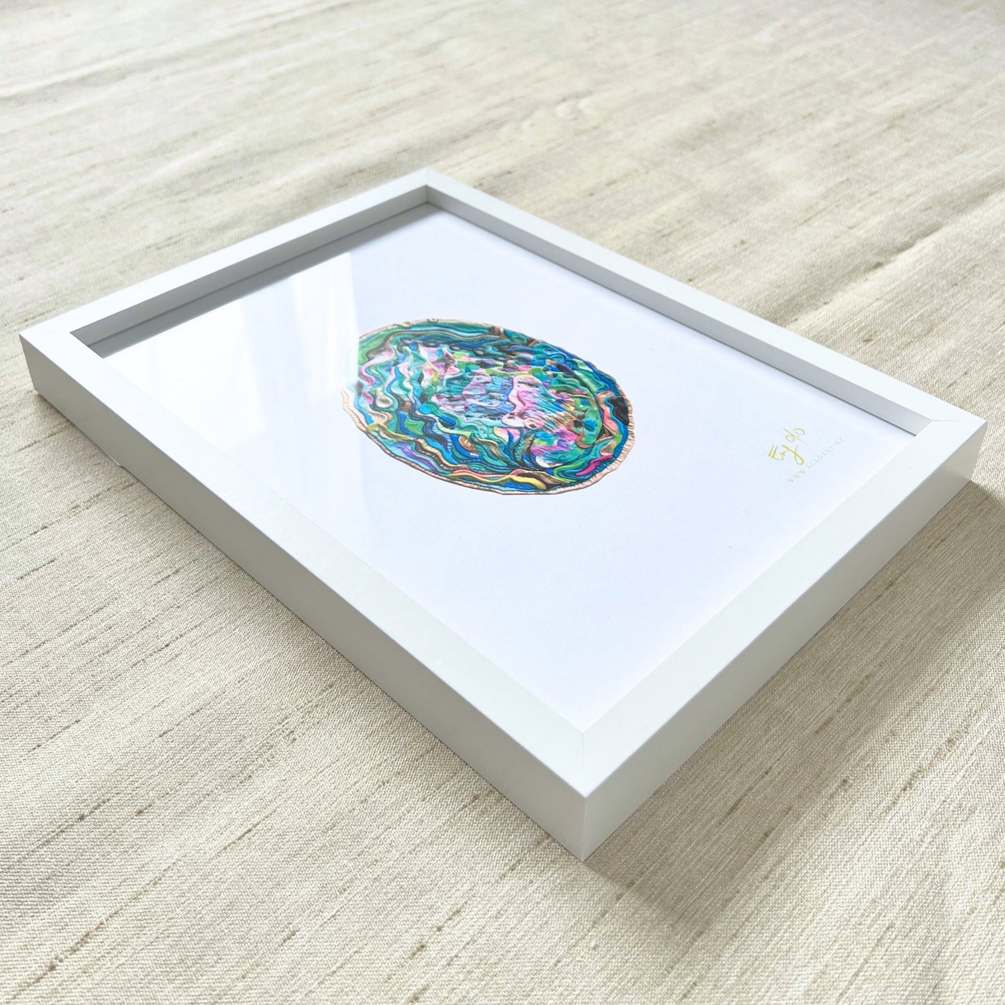 Paua Shell Framed Print