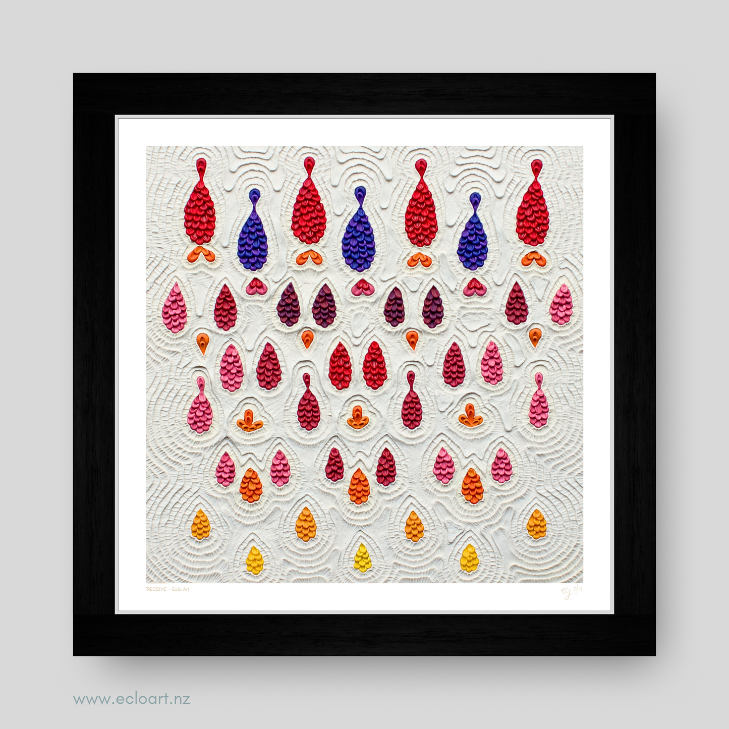 RECEIVE Art Print by Emy Oikawa, Eclo Art - RECIBIR