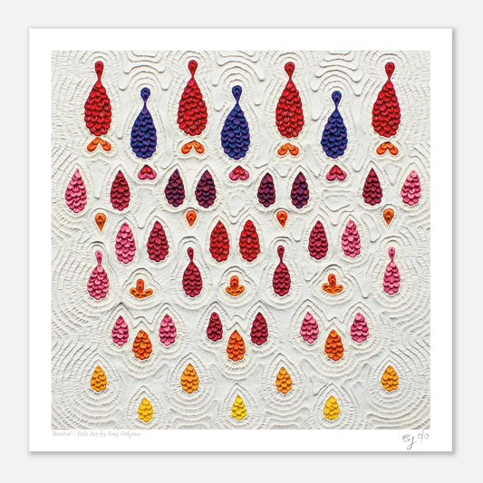 Receive, an abstract Plasticine Clay Art print by Emy Oikawa from Eclo Art