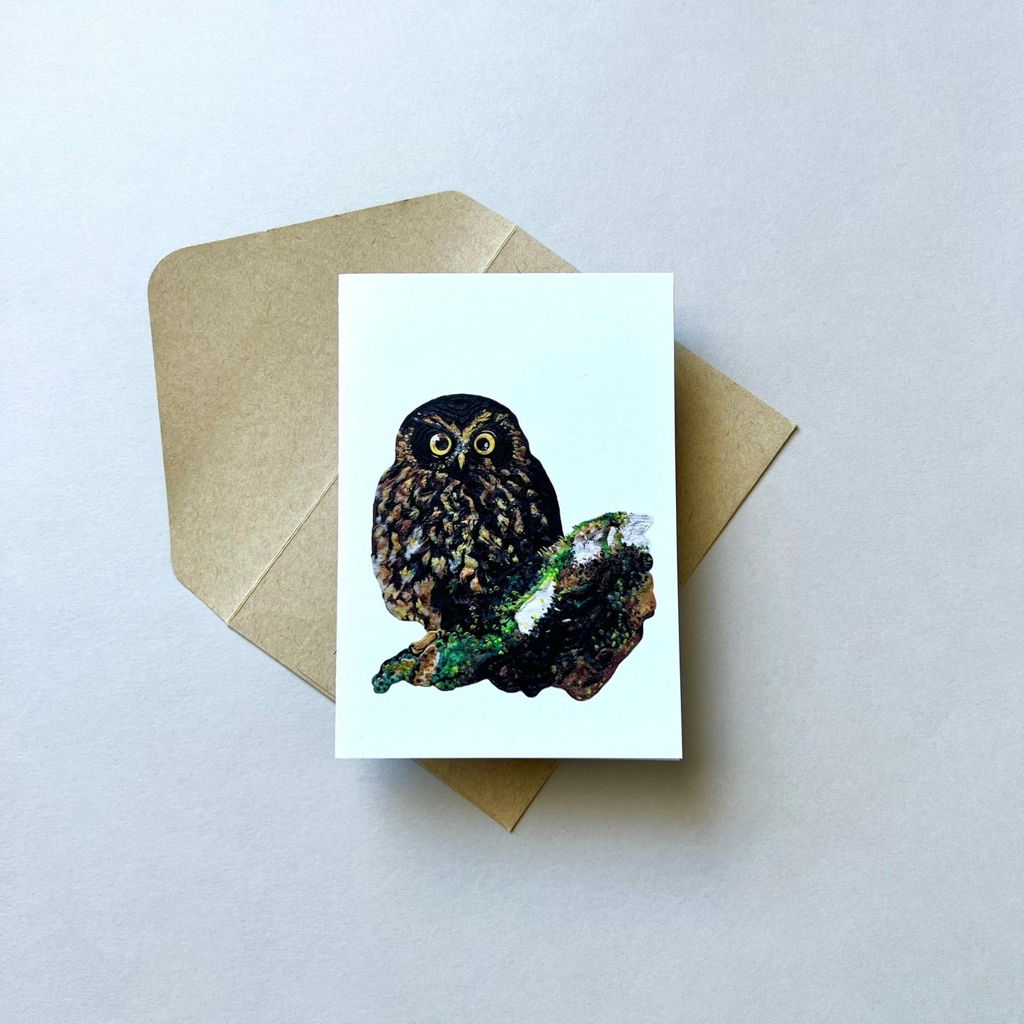 Ruru Bird Reusable Greeting Card