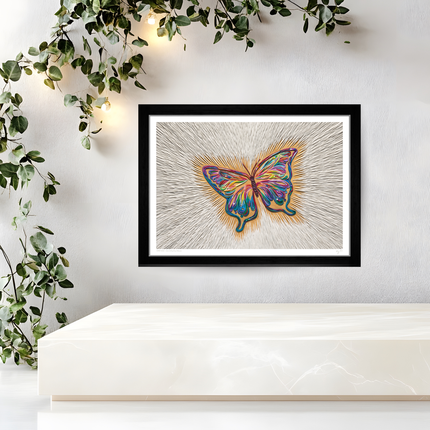 Spirit Sign Clay Art Print by Emy Oikawa, Eclo Art