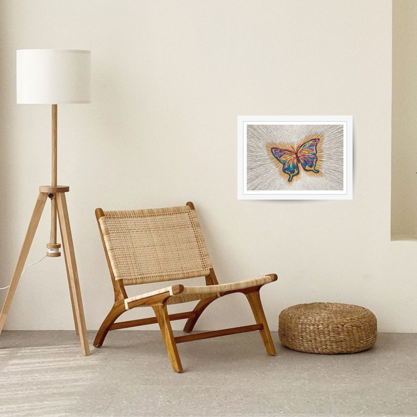 Spirit Sign Clay Art Print by Emy Oikawa, Eclo Art