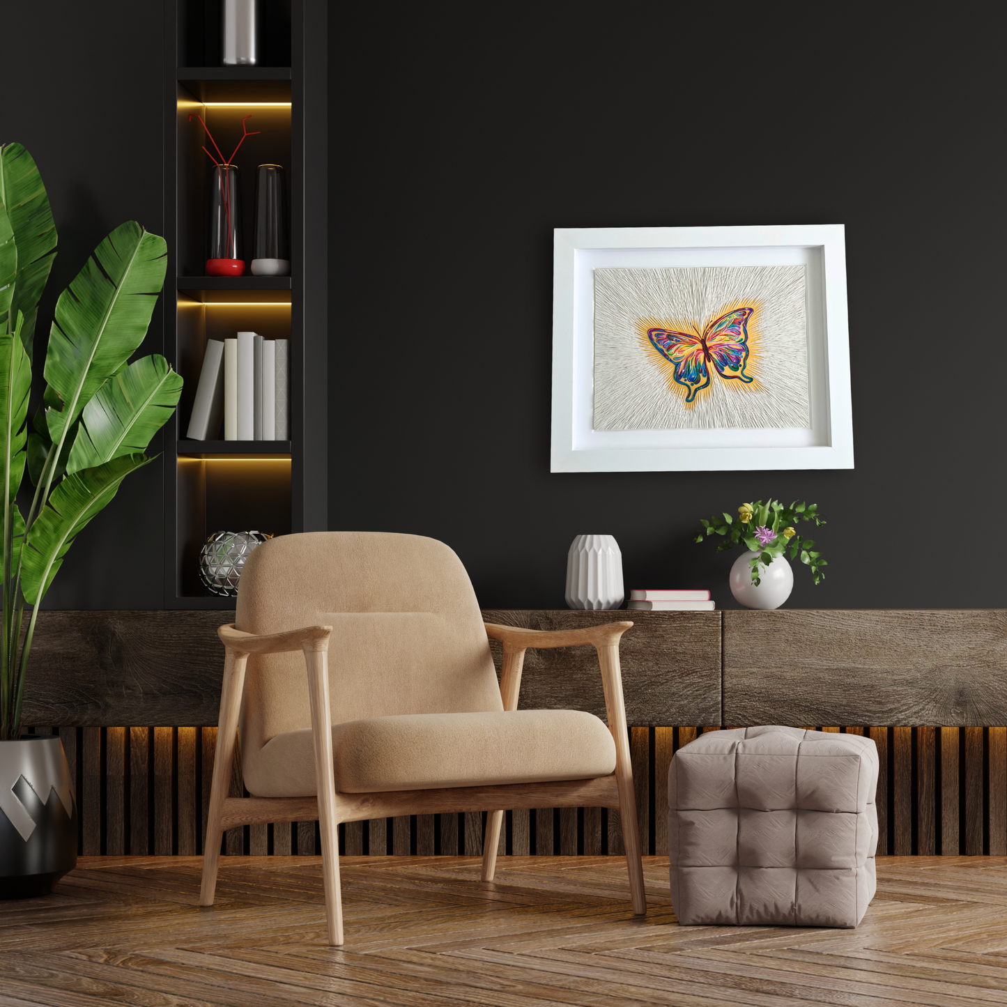 ''Spirit Sign'' (Butterfly) Original Clay Art Piece