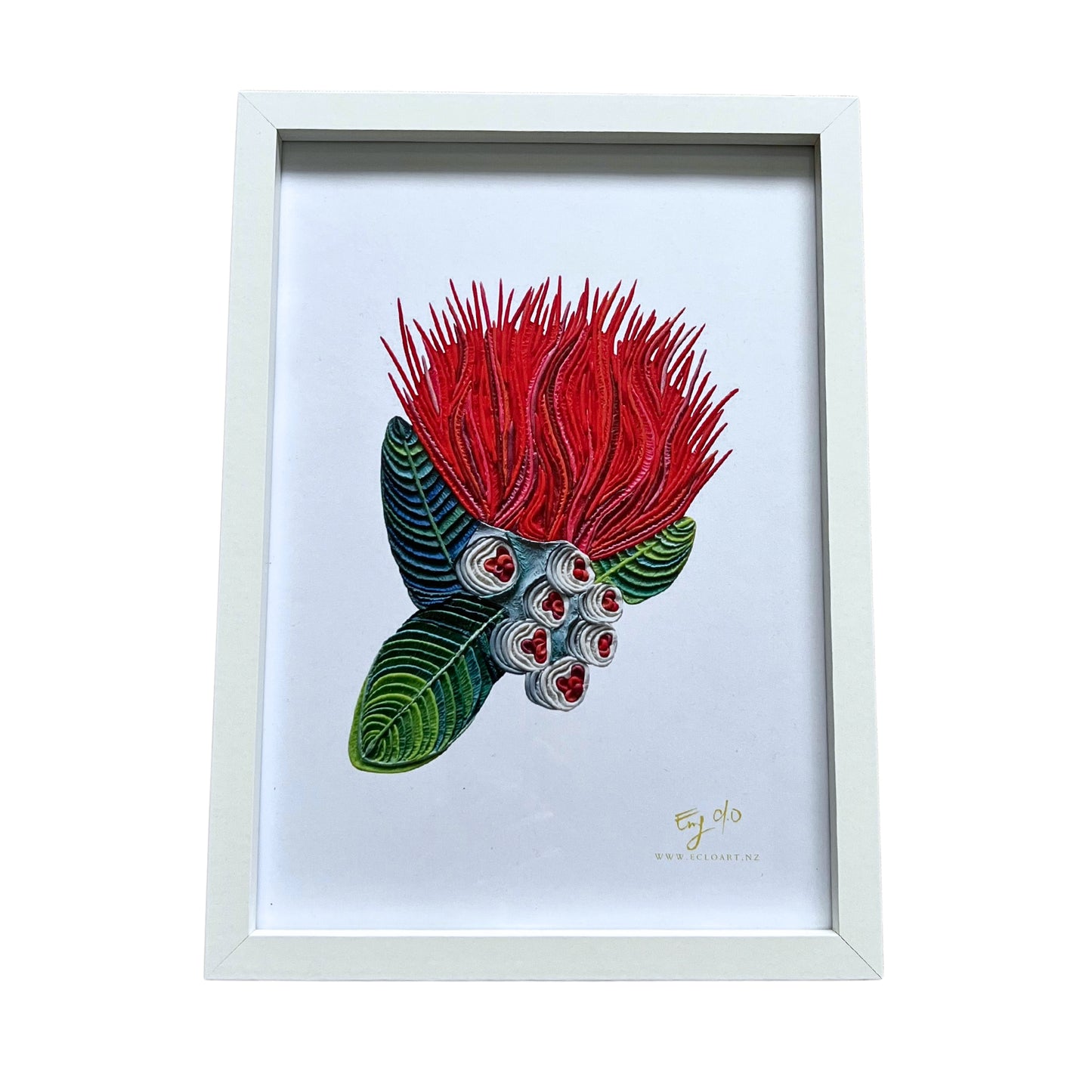 The Pohutukawa Flower Framed Print