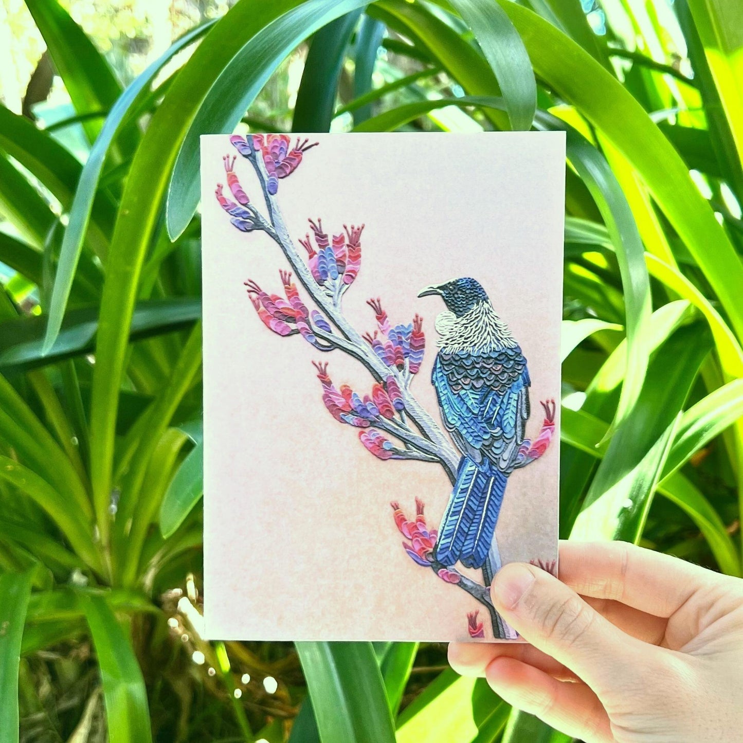 Tui Bird Reusable Greeting Card