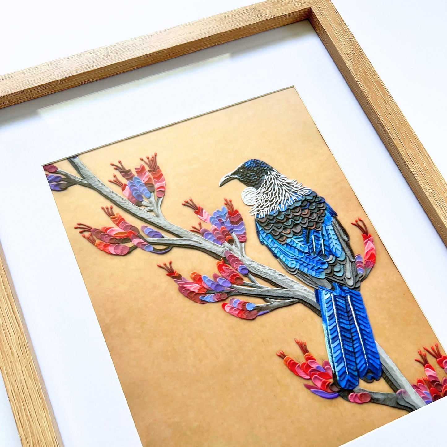 Tui Bird Framed Art Print